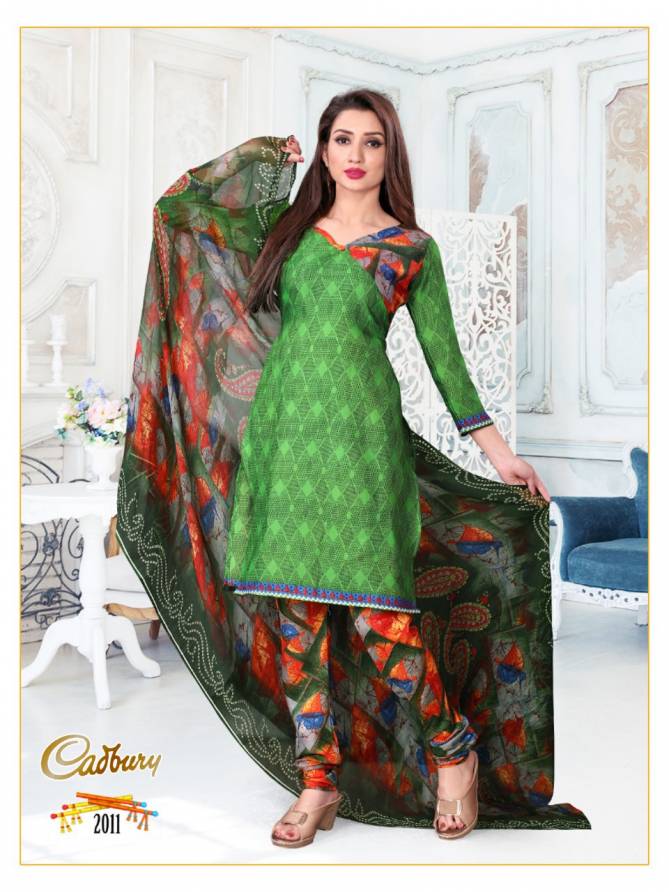 Ganeshji Cadbury Designer Fancy Indo Regular Wear Dress Material Collection